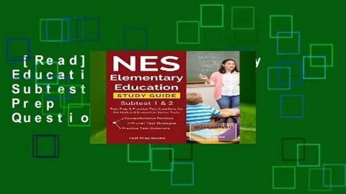 Nes subtest 1 practice test free