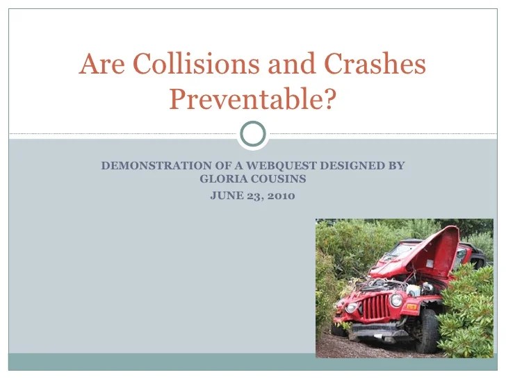 Collisions right ppt powerpoint presentation driver drive collision cause vehicle following slideserve causes